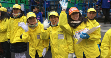 Wolontariusze Tokio Maraton