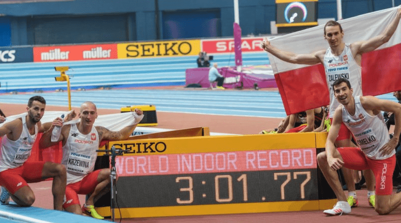 Polski rekord świata 4x400 metrów