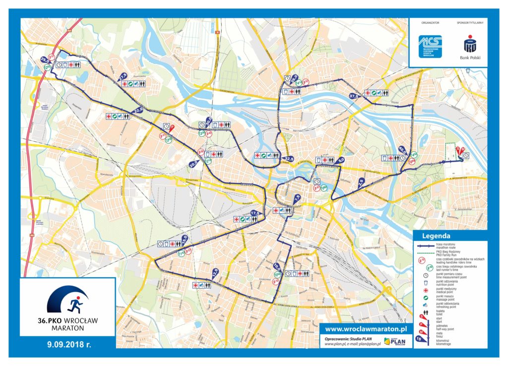 Trasa 36. PKO Wrocław Maraton