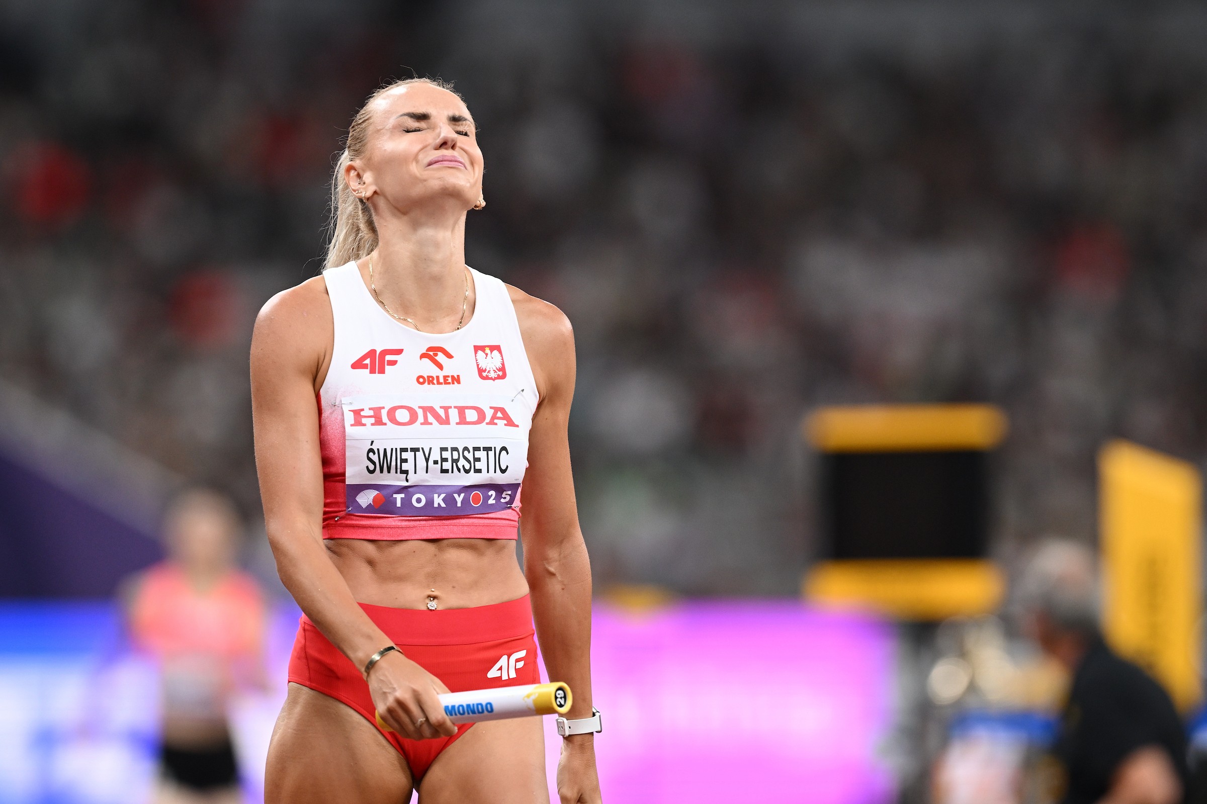 Tokio 2025. Polska sztafeta o dwie setne sekundy od medalu