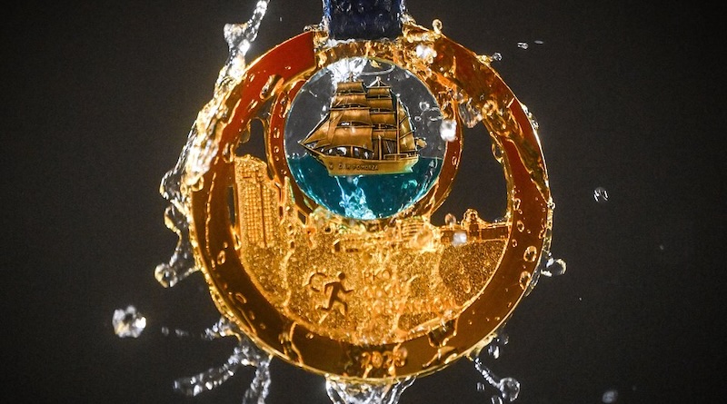 Medal PKO Gdynia Półmaratonu na wagę stulecia miasta