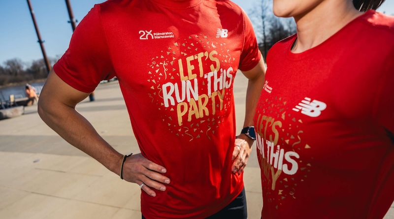Imprezowe koszulki na 20. Półmaraton Warszawski i New Balance Bieg na Piątkę