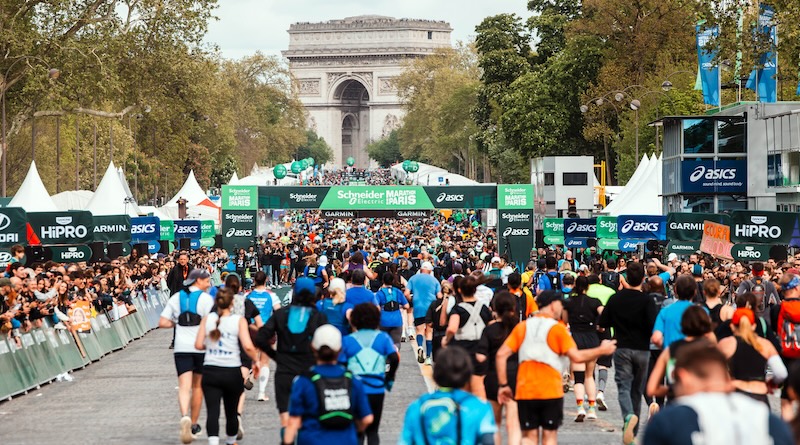Ponad 57 tysięcy biegaczy na mecie Maratonu Paryskiego