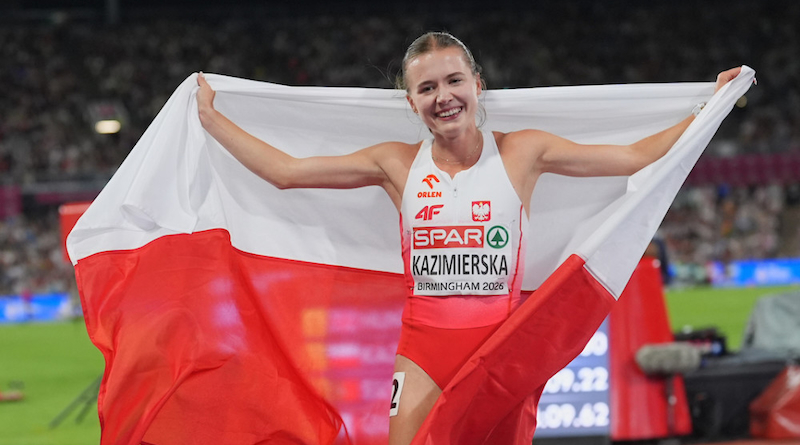 Klaudia Kazimierska ze srebrem na zakończenie mistrzostw Europy w Birmingham