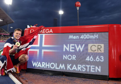 Karsten Warholm czwarty raz z rzędu mistrzem Europy na 400 m ppł